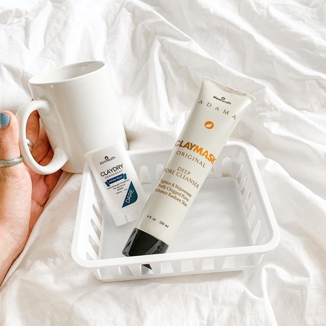 zion health - “I love the 𝐝𝐞𝐨𝐝𝐨𝐫𝐚𝐧𝐭 size and this mask💙Look at how amazing they look. The 𝐦𝐚𝐬𝐤 has helped minimize my pore size and the deodorant is perfect for travel! This has been one of my favouri...