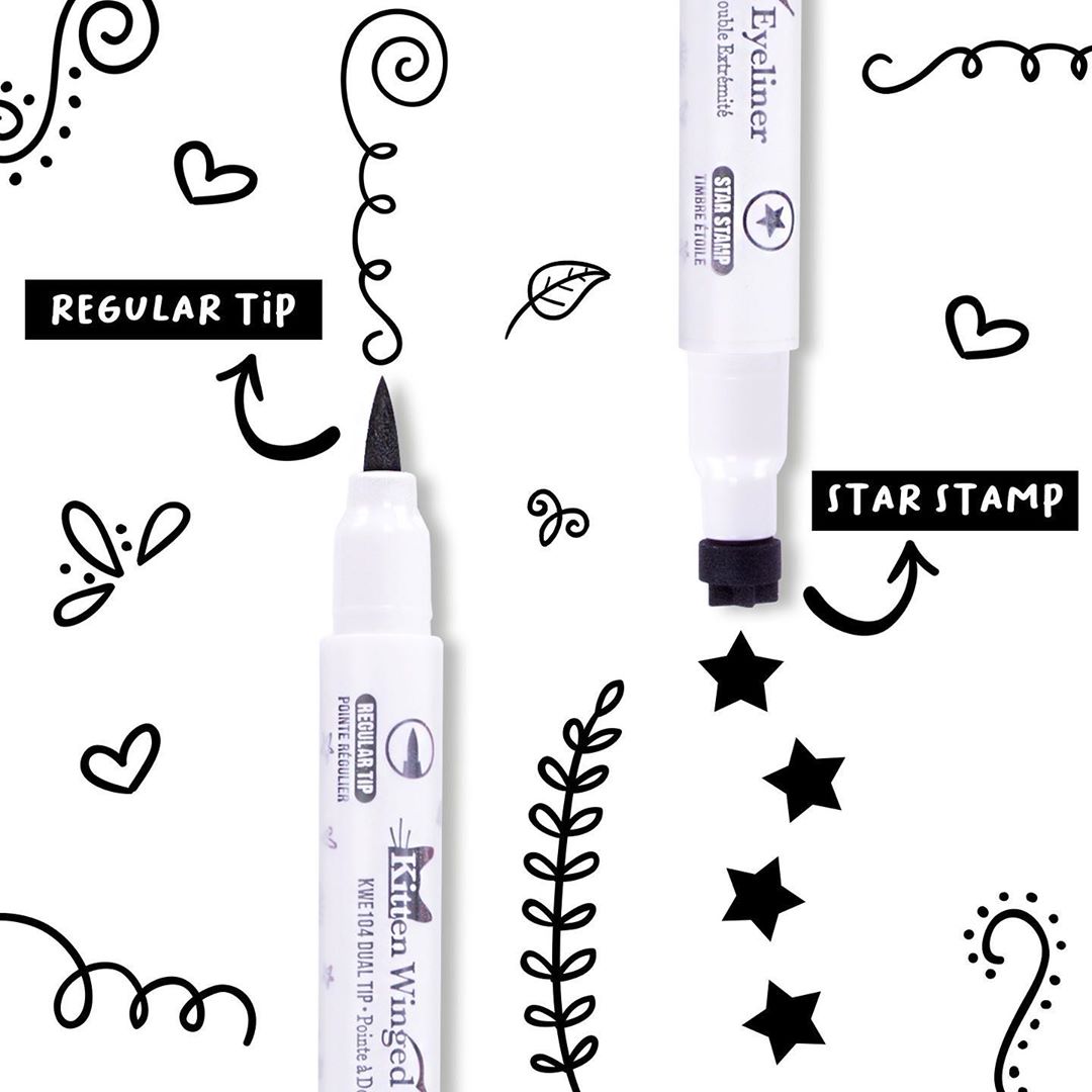J. Cat Beauty - Our new Dual Tip Kitten Winged Eyeliner has a star tip and a regular tip so you can achieve soooo many fun looks⭐️ AND it’s only $3.99 babes 😏
.
.
.
#jcat #jcatbeauty #newitem #newprod...