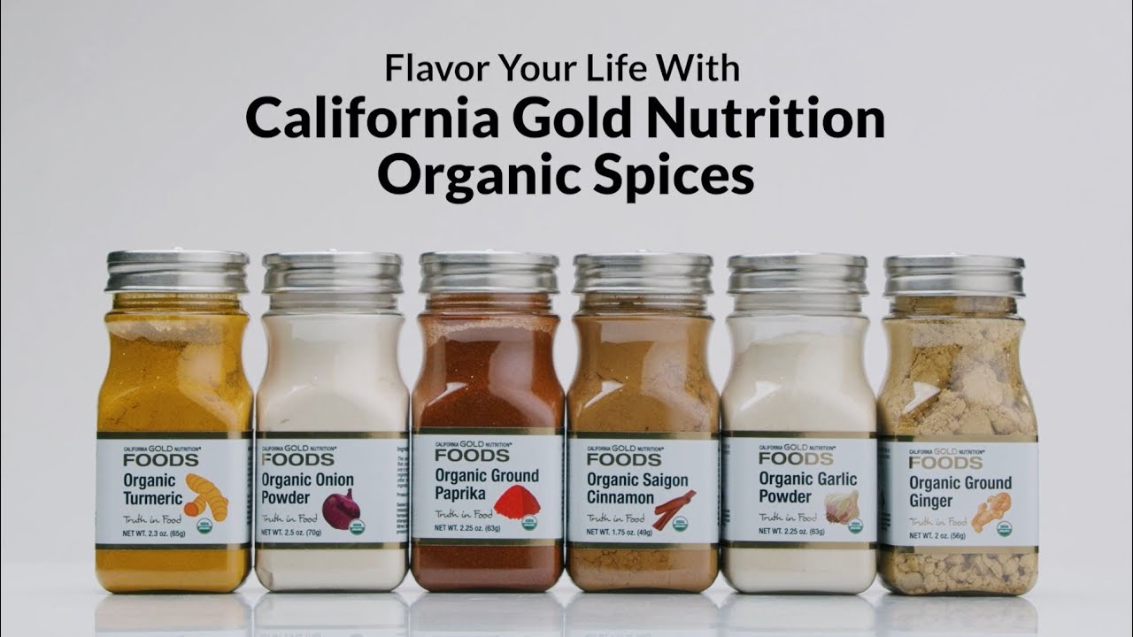 California Gold Nutrition Organic Spices | iHerb