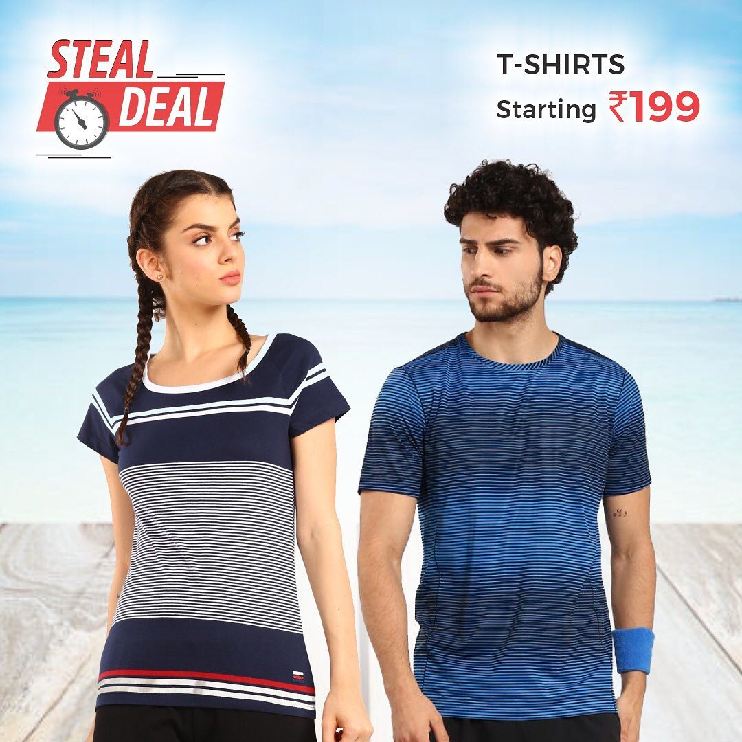 Brand Factory Online - Today’s steal deal - 
Men’s and women’s t-shirts starting Rs. 199 🤩🤩

What are you waiting for?? 😝
.
.
.
Log on to brandfactoryonline.com or visit the link in bio to shop this i...