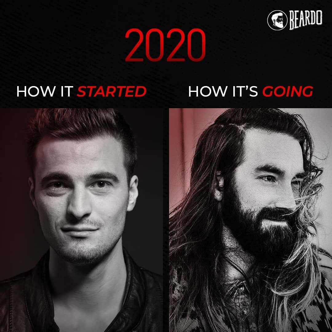 Beardo - We all have that one friend who grew into a Beardo in 2020! Tag him 😉

#Beardo #HowItStarted #2020