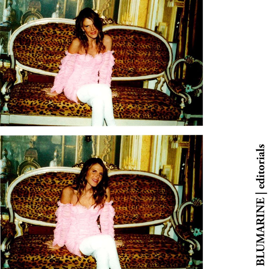 Blumarine - Fashion icon @annadellorusso superbly wearing #Blumarine on @oddamagazine n.18. Photographer @valentin_hennequin, fashion editor @lauramartinlp.
#BlumarineSS20 #SS20