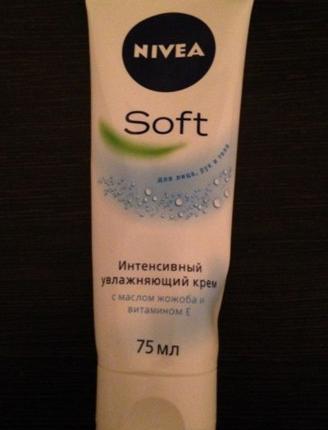 Интенсивно увлажняющий крем NIVEA Soft для лица, рук и тела фото