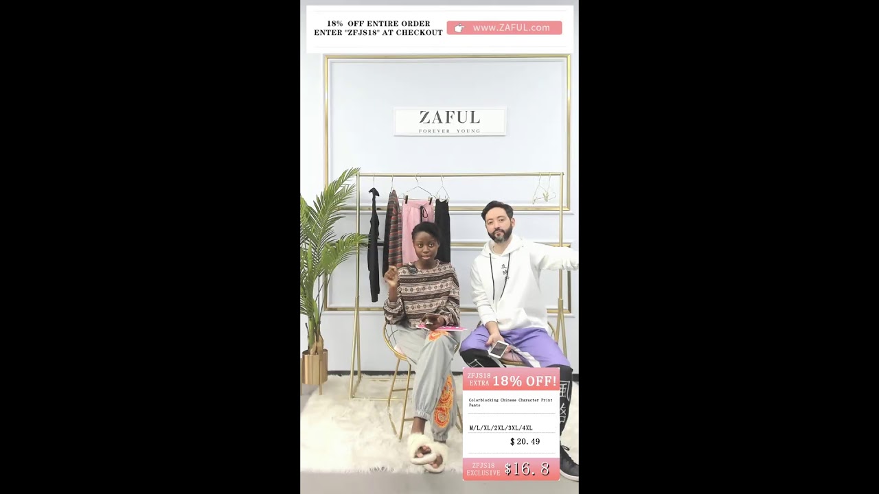 ZAFUL LIVE | Enjoy 18% OFF with The Code "ZFJS18"