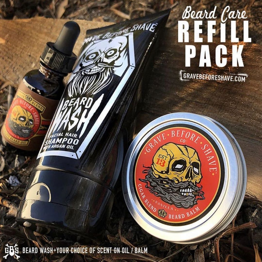 wayne bailey - Beard Care Refill Packs 
- Available in any scent -

WWW.GRAVEBEFORESHAVE.COM

#BEARD #BEARDS #BEARDED #BEARDOIL #BEARDOILS #BEARDBALM #BEARDBALMS #BEARDLOVE #BEARDLIFE #BEARDEDVILLAINS...