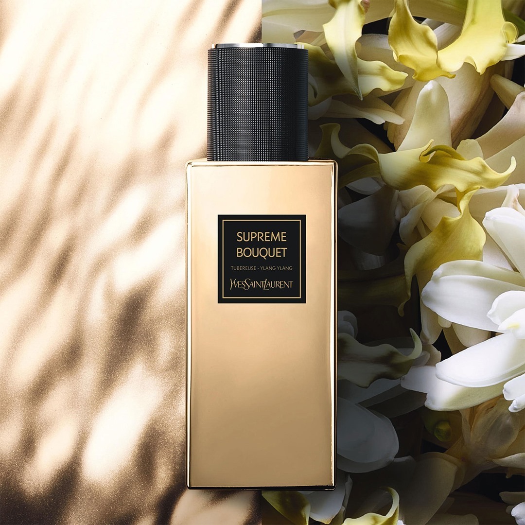 YSL Beauty Official - A fragrant reflection of Yves Saint Laurent’s floral explosions echoing his vision of the femininity in full blossom: the dazzling armful of white flowers, creamy, carnal Tuberos...