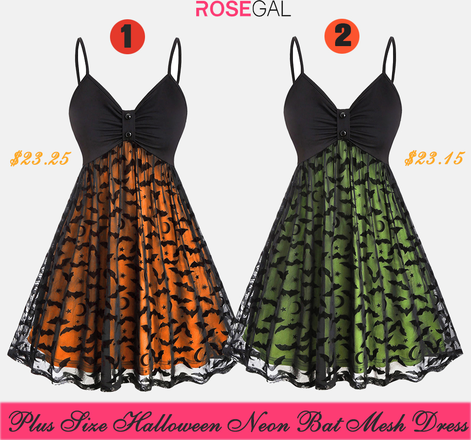 Rosegal - Which color do you prefer? 1 or 2 ?⁣
Plus Size Halloween Dress⁣
Search ID: 470903305⁣
Use Code: RGH20 to enjoy 18% off!⁣
#rosegal #plussizefashion #Rosegalcurvygirl #curvygirl⁣
Note: How to...