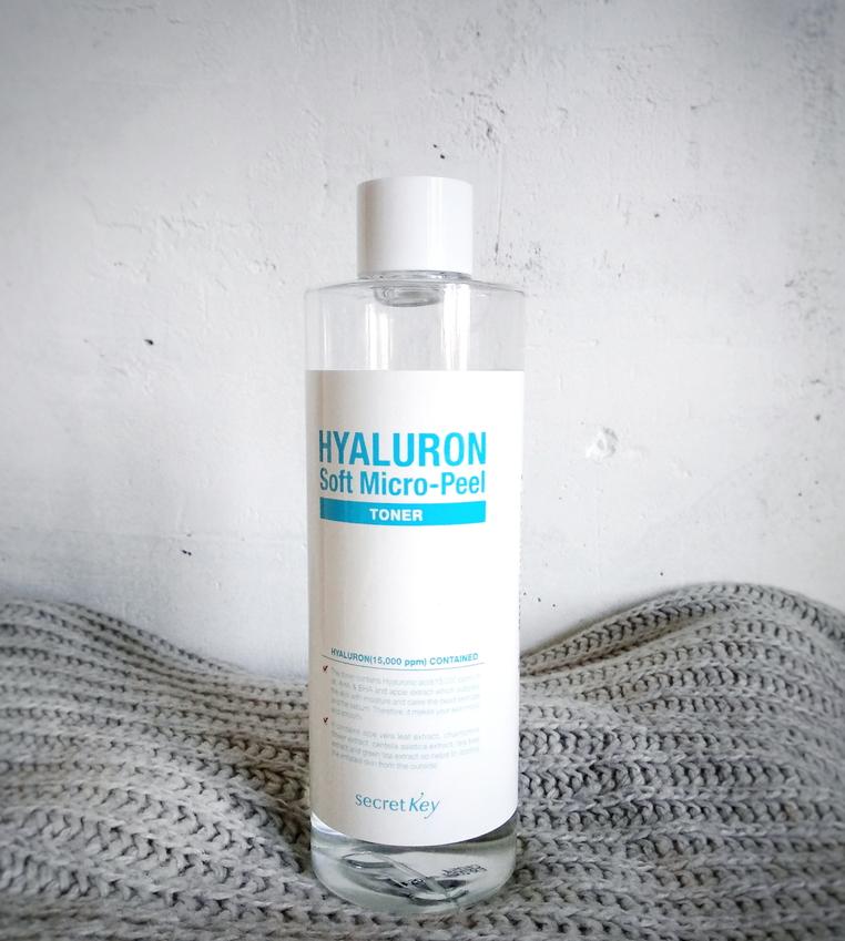 Secret KEY Hyaluron Soft Micro-Peel Toner - мощное увлажнение и кислоты