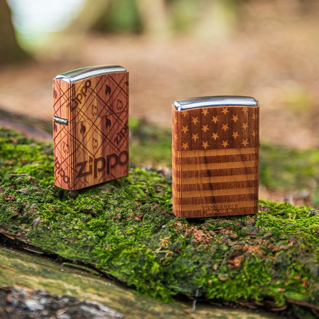 Zippo Manufacturing Company - We have exciting news about our #FightFireWithFire initiative to replant forests destroyed by wildfires.
🌱 We're now able to FULLY wrap our lighters with decorated wood e...