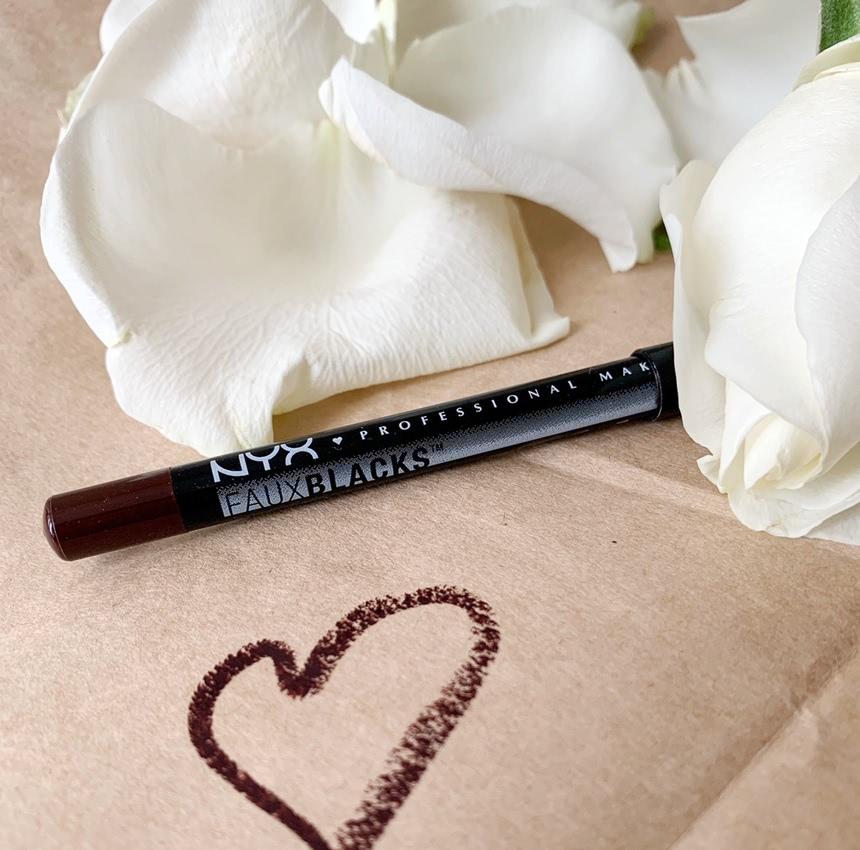 Осенний вариант подводки для голубых и серых глаз с NYX Professional Make Up Faux Blacks Eyeliner в оттенке 06 Burnt Sienna1 Осенний вариант подводки для голубых и серых глаз с NYX Professional Make Up Faux Blacks Eyeliner в оттенке 06 Burnt Sienna