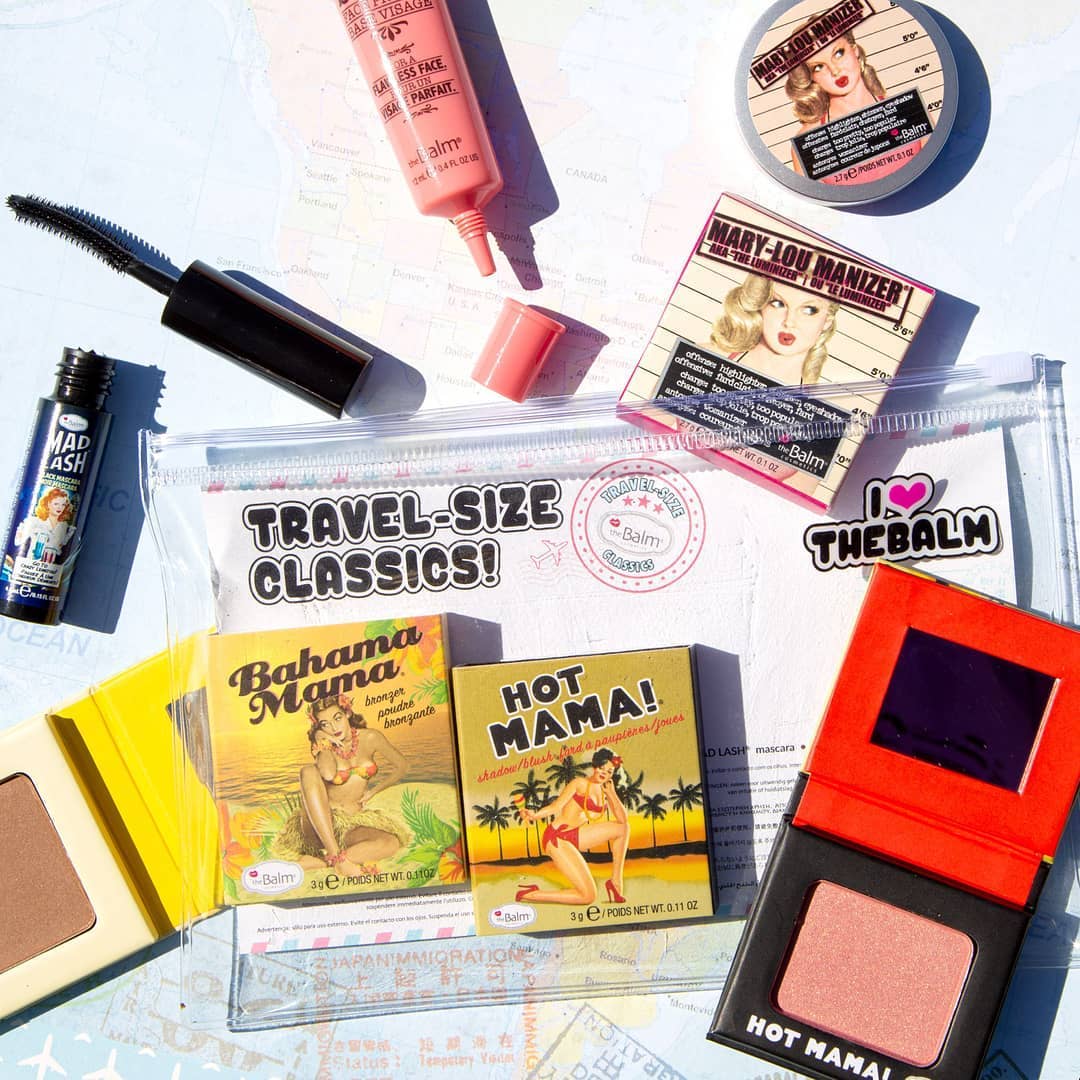 theBalm Cosmetics - Where are you headed? 👣 Don't forget your #TravelSizeClassics. #HotMama Blush #MaryLouManizer Highlighter #timeBalm Primer #MadLash Mascara #BahamaMama Bronzer.
-
​Spin-to-Win up t...