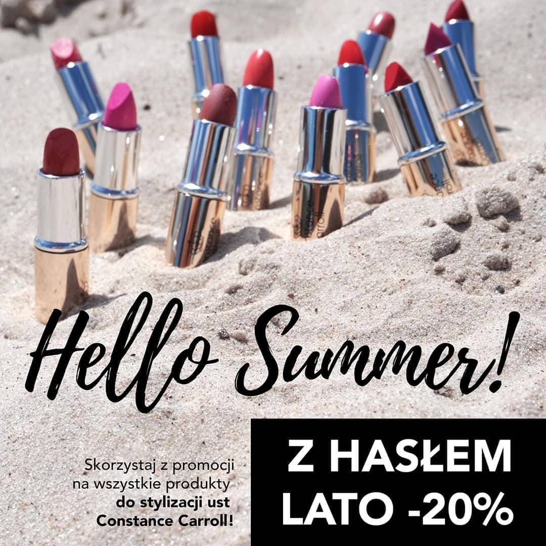 Constance Carroll Cosmetics - Przez najbliższe dwa tygodnie kupisz szminki, pomadki, błyszczyki z rabatem -20% ☀️☀️☀️ 
#constancecarroll #cosmetics #colorful #lipstick #makeup #summer