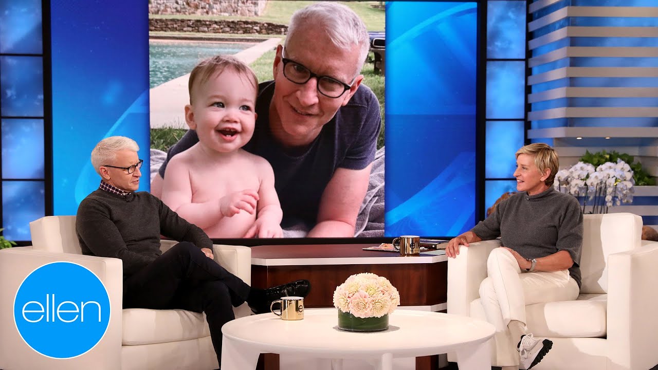 Anderson Cooper's Son Loves Feet