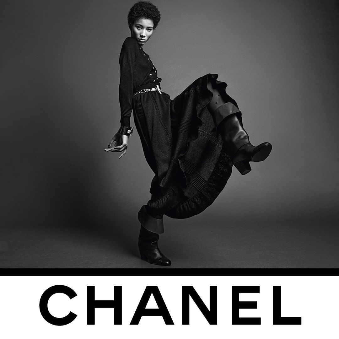 CHANEL - The riding boots, recognisable for their wide turned down cuffs, and a long dress combine feminine and masculine influences in the CHANEL Fall-Winter 2020/21 Ready-to-Wear collection, now in...