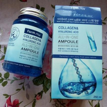 Отзыв о Многофункциональная ампульная сыворотка FarmStay Collagen & Hyaluronic Acid All-in-one Ampoule от Любовь  - отзыв
