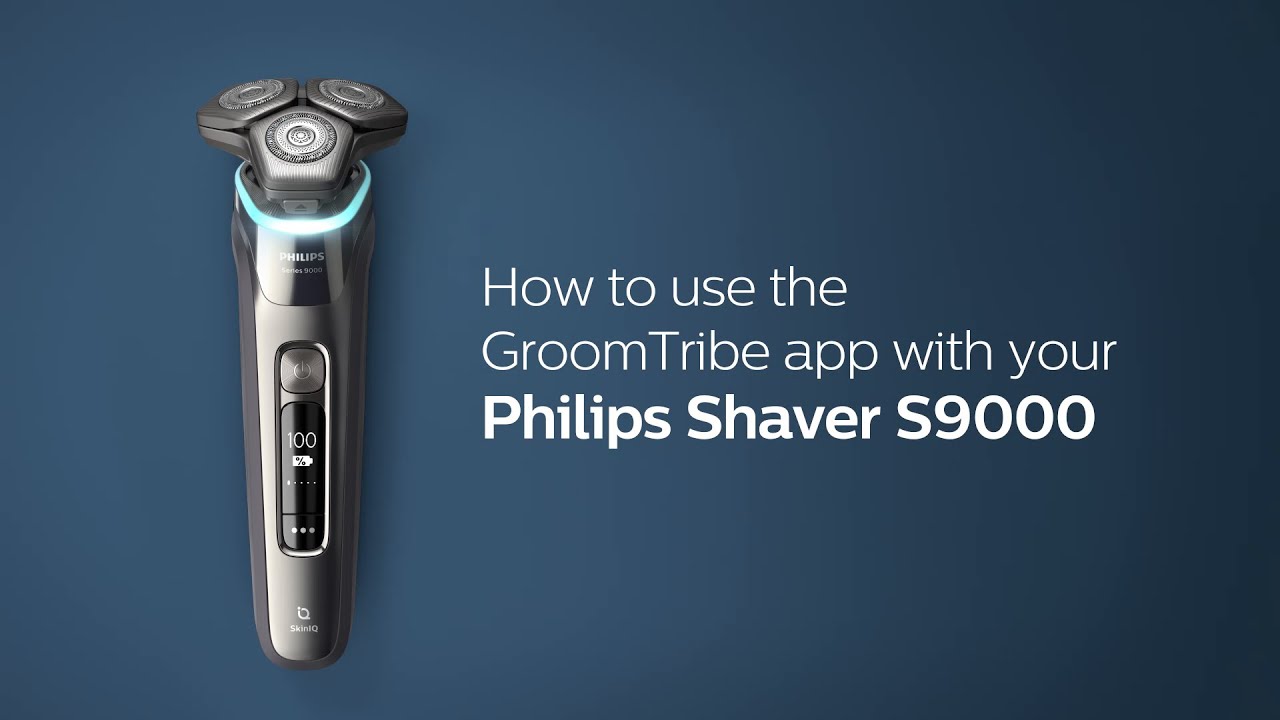 How to use the GroomTribe app with your Philips shaver S9000