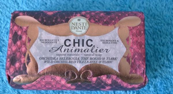 Мыло ручной работы Nesti Dante Chic Animalier - Розовый питон фото