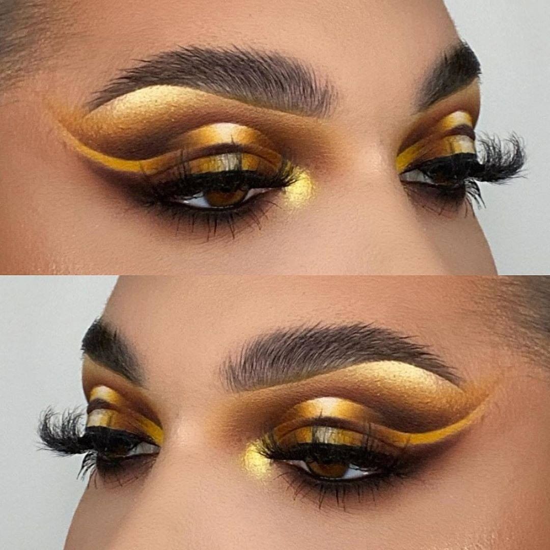 NYX Professional Makeup - Drippin' in gold 💰@thekamua uses our Matte Liquid Liner + EPIC WEAR LINER STICKS in 'Pitch Black' to compliment this gorgeous, golden glam ✨ • #nyxcosmetics #nyxprofessionalm...