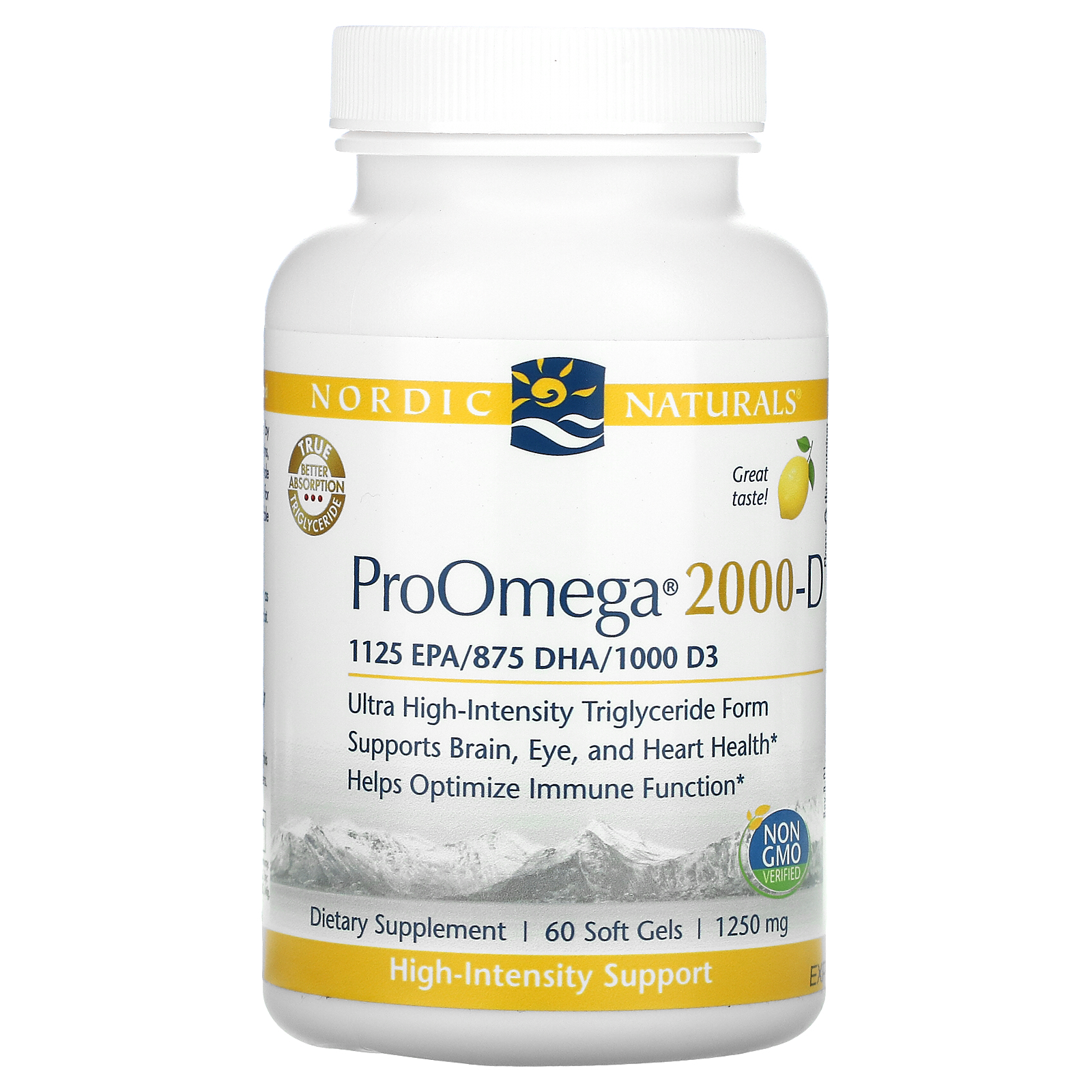 Excellent!Nordic Naturals, ProOmega 2000 с  витаминам D,