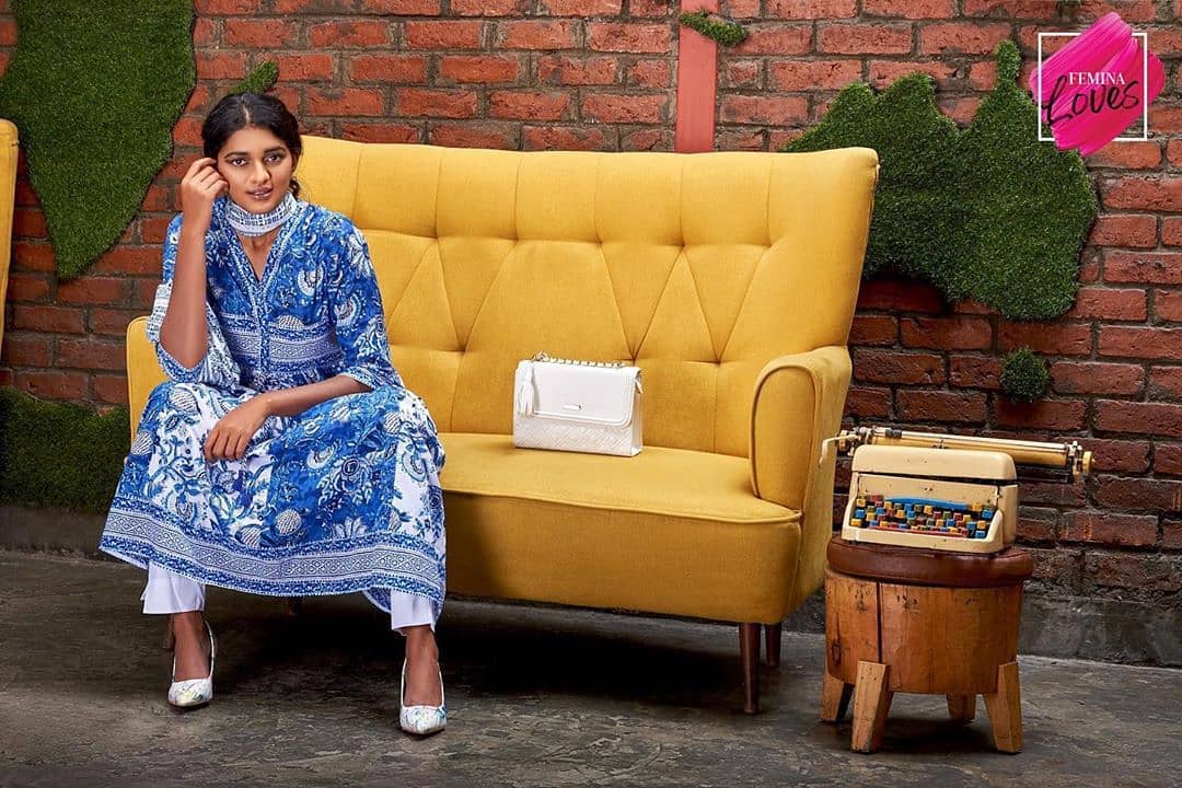 Lifestyle Stores - Reposted from @feminaindia Go accessory free and let your kurta take the centre stage in this indigo Mughal-inspired kurta with a complementing dupatta. Team it with a pair of pumps...
