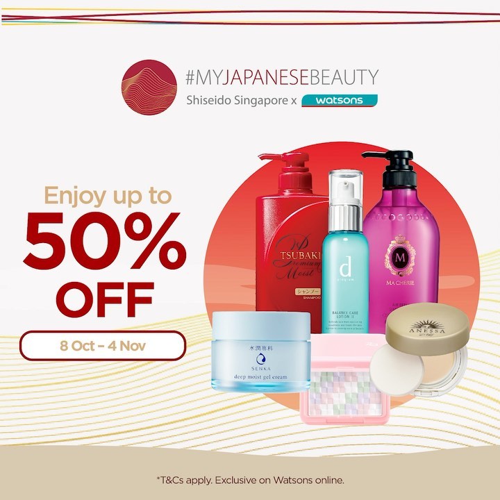 Official Tsubaki Singapore - Have you checked out your favourite Japanese products at #MyJapaneseBeauty?

🔥 Enjoy up to 50% off from now till 4 Nov!
🔥 Be a Top Spender^ & stand to a chance to walk awa...