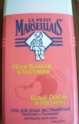 Гель для душа Le Petit Marseillais «Белый Персик и Нектарин» фото