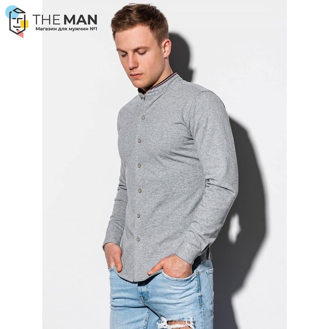 THE MAN - ❗️👉 Принимаем заказы! В наличии! 👉 👖👞👕 ❗️ 
Серая мужская рубашка. Модель прямого фасона. Рукава на манжетах.
Размер: s-m-l-xl-xxl
Цена: 699 грн
Состав: 98% хлопок, 2% спандекс
Интернет-магаз...