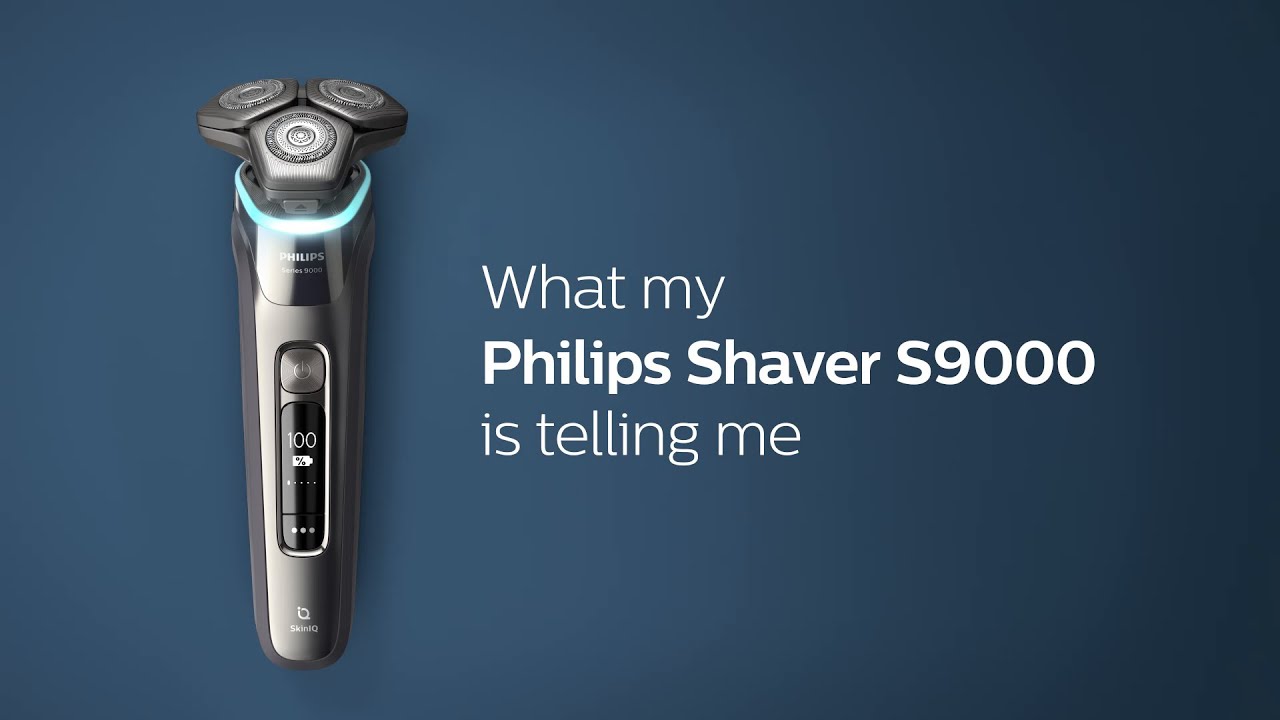 What my Philips shaver s9000 is telling me