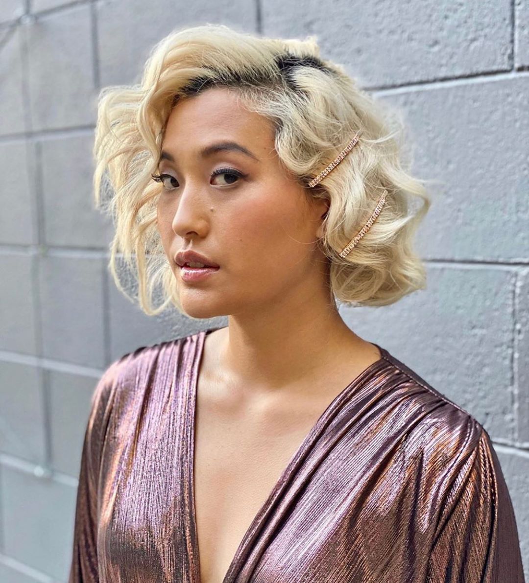 SexyHair® - Not ready commit?  It's ok because Visionary Team Member @TiffanyMHair is giving us faux bob goals with this look using artistrypro products, Avant-Guard Heat Protectant & Finishing Spray...
