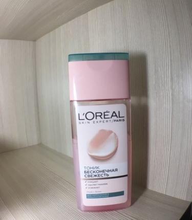 Тоник L'Oreal Paris Paris Skin Expert Бесконечная свежесть Роза + Лотос для нормальной и смешанной кожи фото