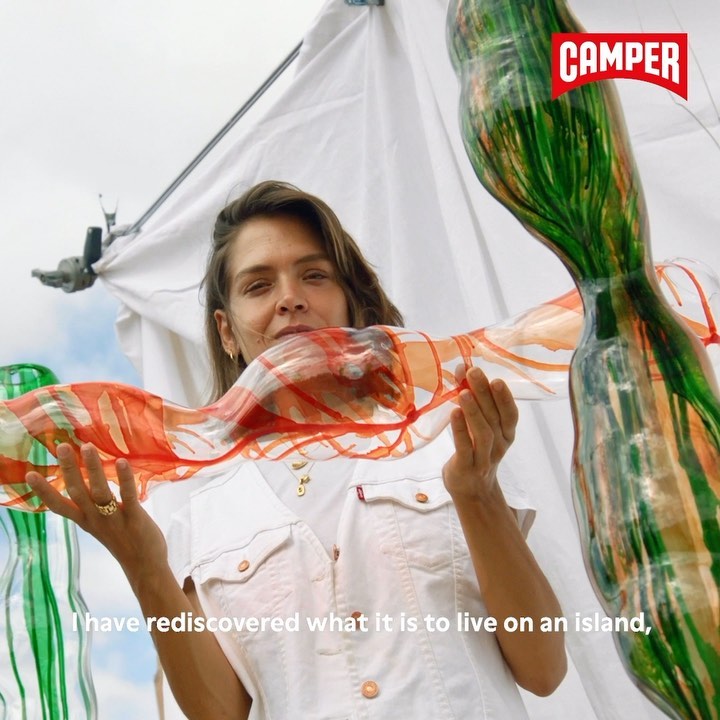 Camper - Inspired by poetry, philosophy, and architecture, architect and designer, @marta_armengol, lives in a luminous multi-storey building where she creates furniture and beautiful glass-blown lamp...