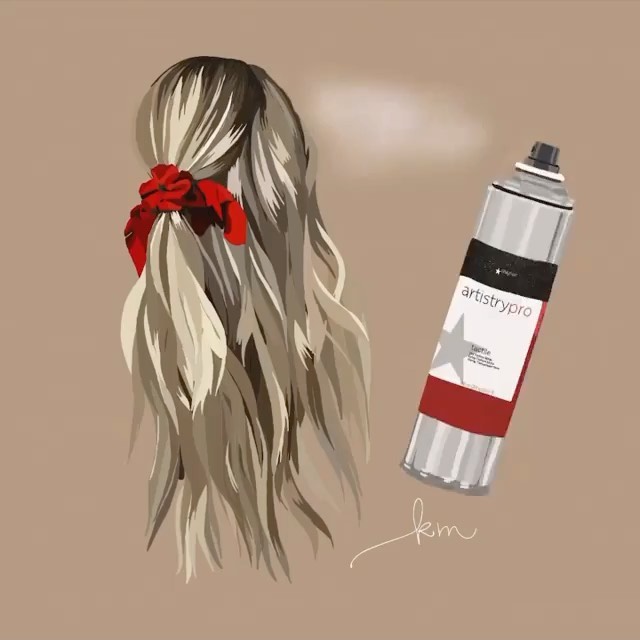 Sexy Hair® - A little spritz and spray please!  Currently obsessing over this incredible animation by @hair.makeup.palmbeaches featuring our artistrypro Collection and a look from SexyHair Ambassador...