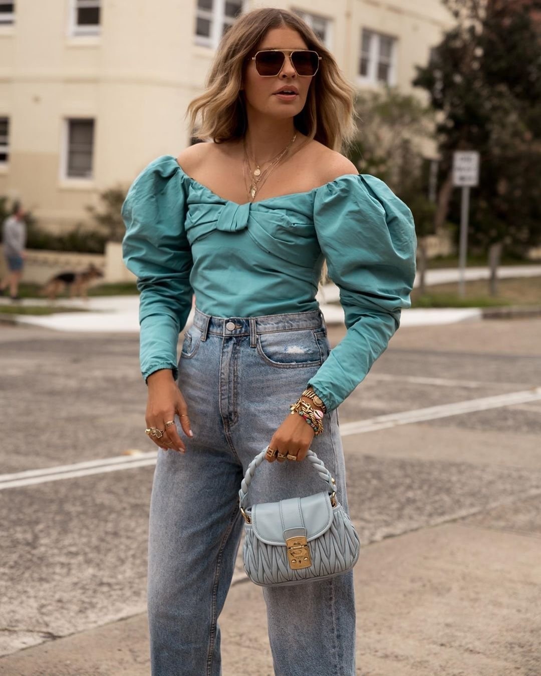 THE OUTNET - @elle_ferguson knows that a great top and some classic denim make a winning combination.

Shop all your favorite Instagram looks, just visit #linkinbio