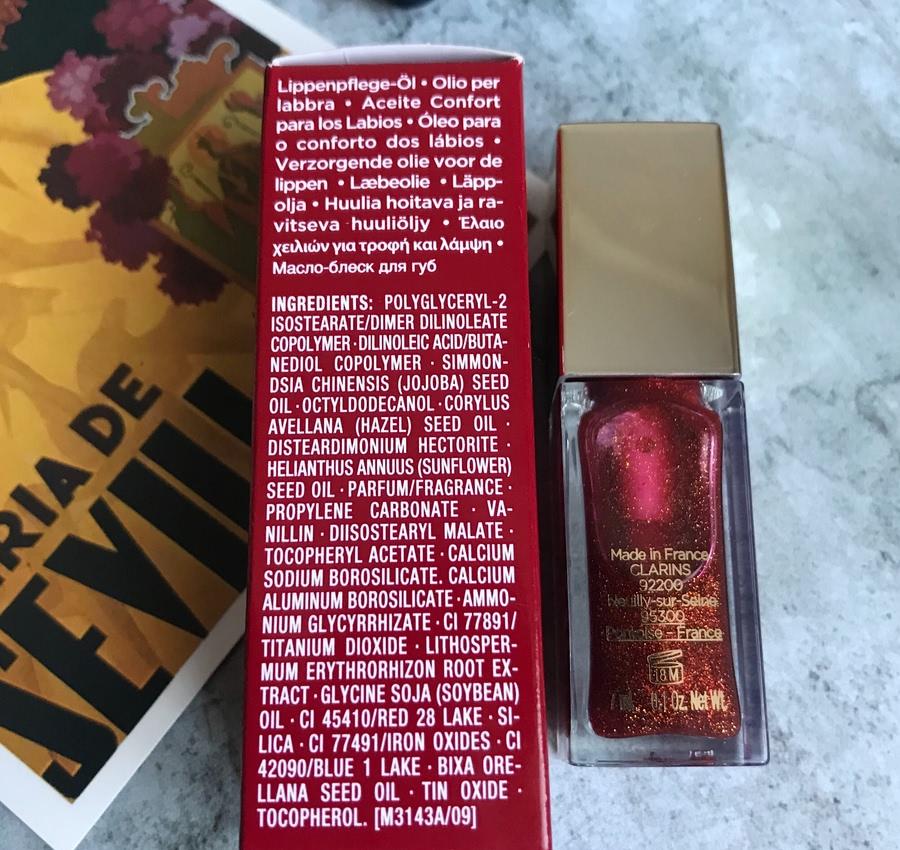 Рождественское: Clarins Eclat Minute Instant Light Lip Comfort Oil