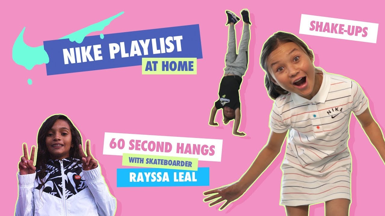 Skateboarders Sky Brown and Rayssa Leal Get Moving | Nike PLAYlist | Nike