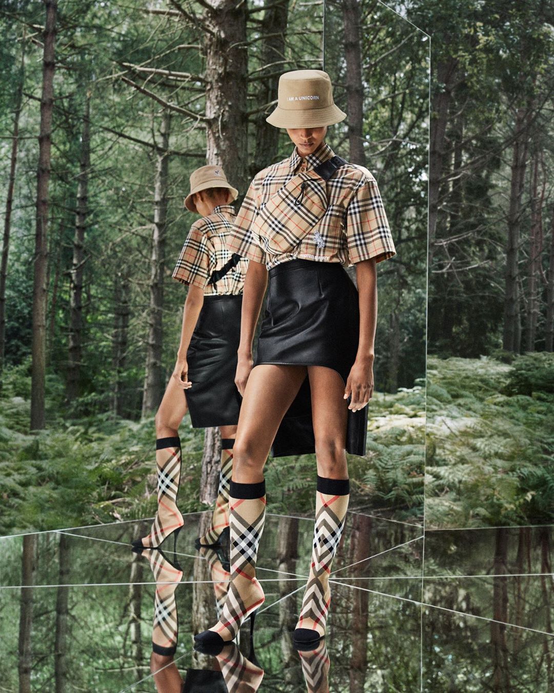 Burberry - Better together
.
A marriage of heritage and modernity – our form-fitting knee-high sock boots in our signature check. 
.
#BurberryCheck
#Burberry