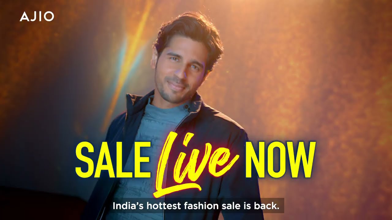 Sidharth Malhotra x AJIO BBS | 30 Sep - 4 Oct