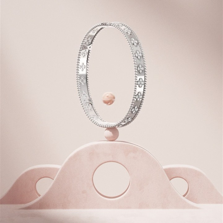 Van Cleef & Arpels - Enter Illustrator @friedrich.neumann’s whimsical universe where the Perlée clovers bracelet becomes the center of an architectural ballet.
As the Animator says, "The representativ...