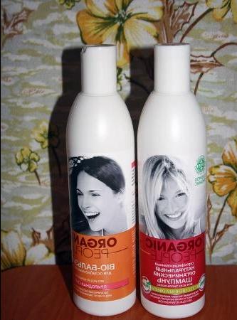 La familiarité avec Organic People: shampooing et revitalisant - avis