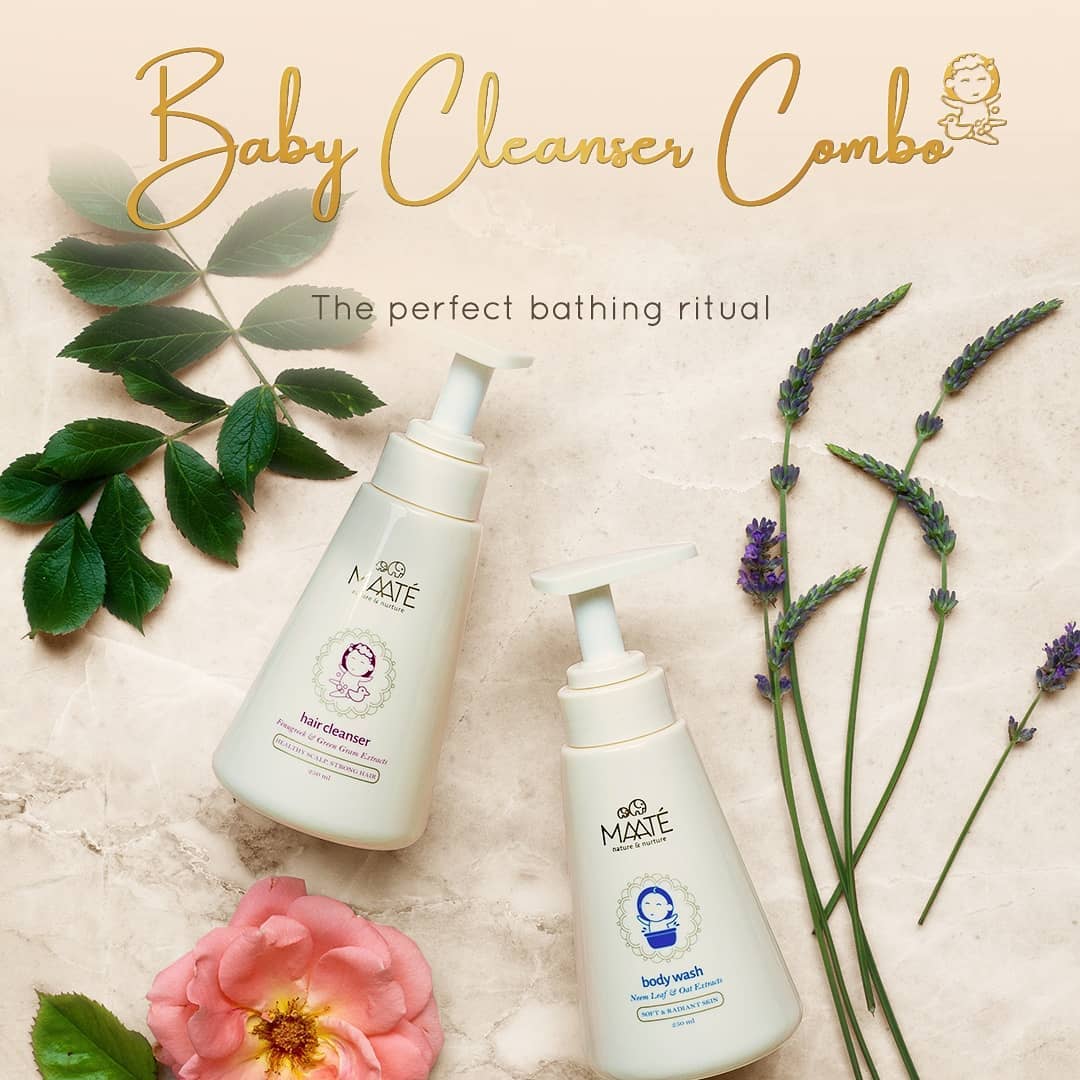 MAATÉ - Baby Cleanser Combo

A Natural cleansing ritual for your baby’s scalp and body. The ideal combo for total cleanse with minimal spends!

This soap-free cleanse combo includes:

MAATÉ Hair Baby...