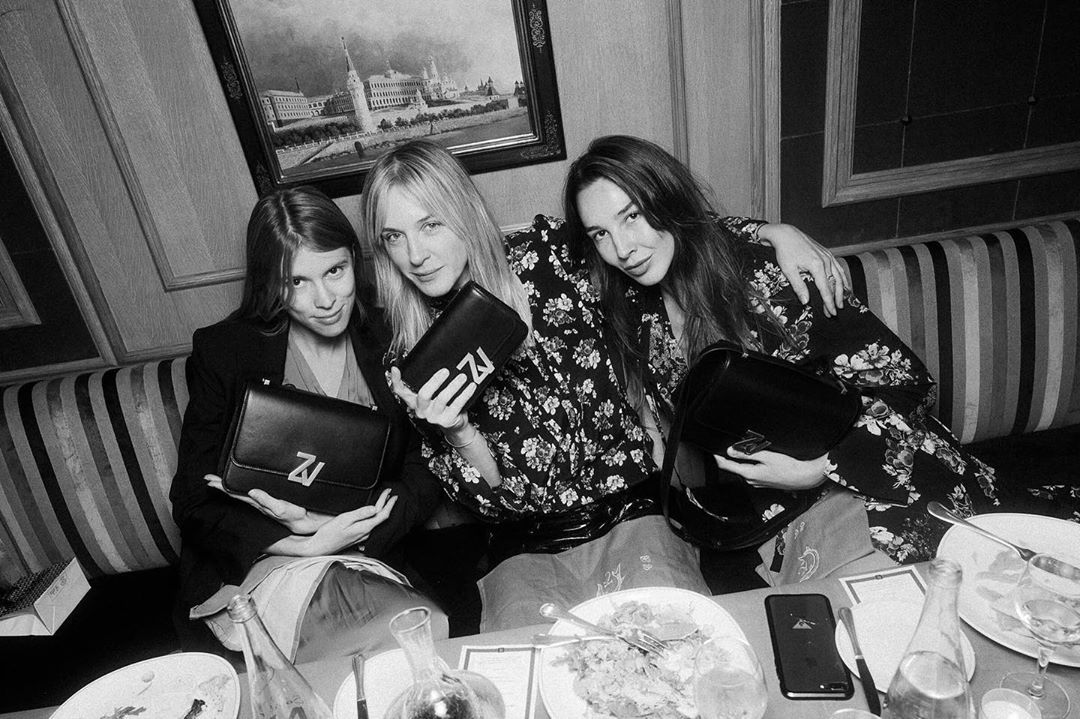 Zadig&Voltaire Officiel - @ceciliabonstrom with 2 of our amazing #ZVtribe members @monicaainleydlv and @estellechemouny ! 
#zadigetvoltaire