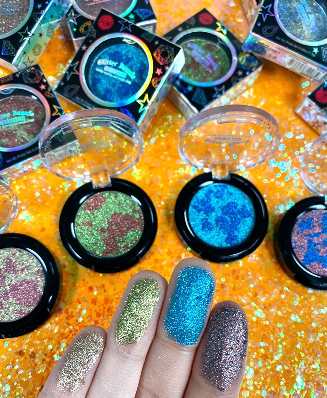 J. Cat Beauty - Uhm hi, how pretty are these shades?!✨ Have you tried our mess free Glitter Dazzle Eye Toppers yet? They have a unique velvety texture and multi-dimensional look💖⁠
.⁠
.⁠
.⁠
#jcat #jcat...