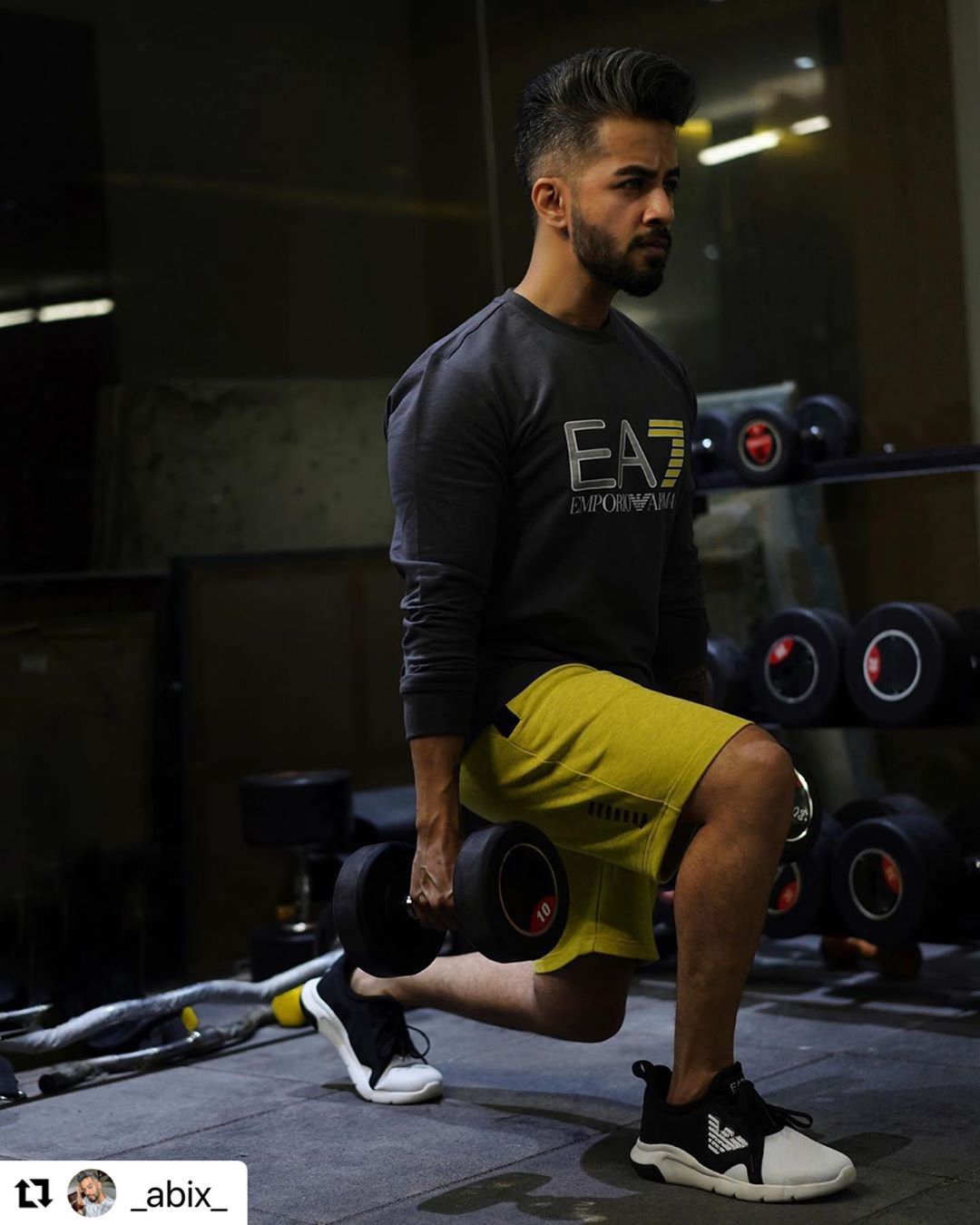 AJIO. com - @_abix_ doesn't believe in compromises at the gym or with great style. EA7 activewear is just what he needed for that!
.
Fashionable sportswear for every kind of sport, from EA7. Hit #link...