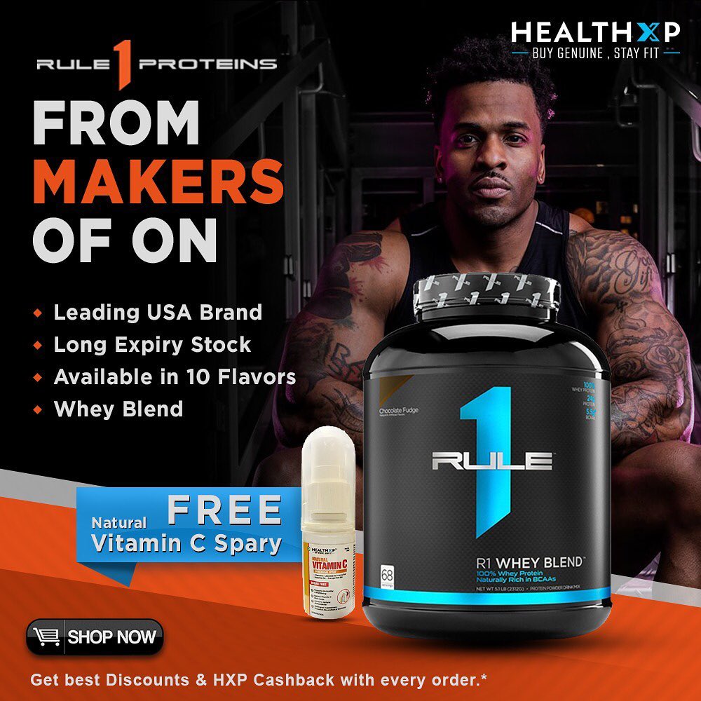 HealthXP® - Healthxp presents USA’s leading brand @ruleoneproteins 
Shop WHEY BLEND with best offers and best flavours🍇🍉🍌
.
.
ORDER NOW @health_xp
.
.
.
.
#healthxp #ruleoneproteins #wheyblend #wheypr...