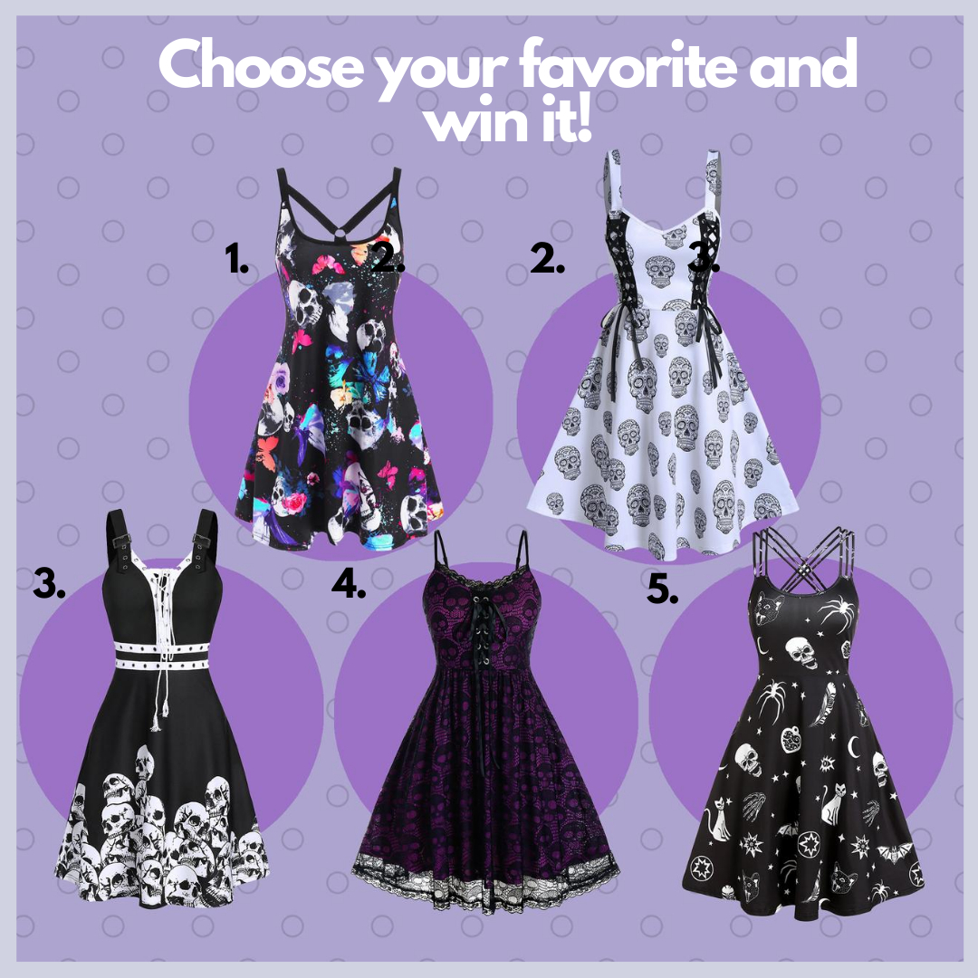 Dresslily - 🌟Choose your favorite dress and win it!!⁣
👉Find these styles here: "467088305,469871802,468798104,469284702,460914805"⁣
❤️CODE: MORE20 [Get 22% off]⁣
#Dresslily