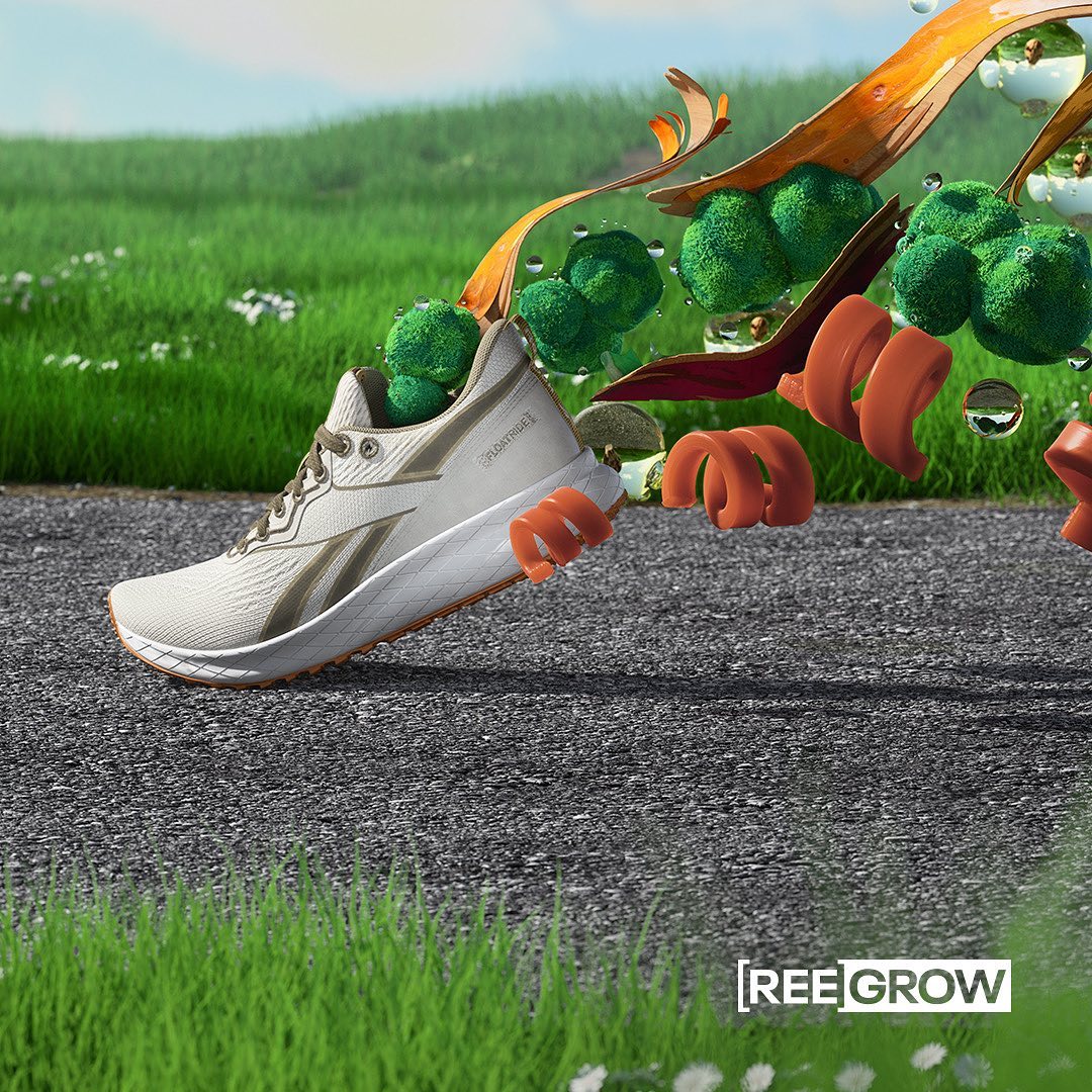 Reebok - Breaking new ground. // Introducing Forever Floatride Grow, our first ever- plant based running shoe. Shop the member-exclusive drop at our link in bio. #FeelTheFloatride #ReebokUNLOCKED