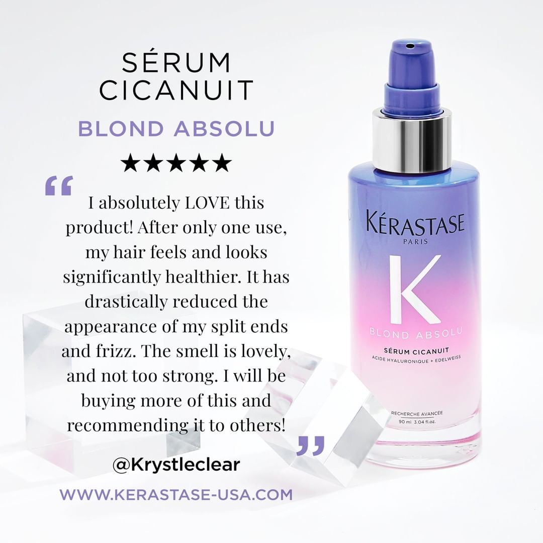 Kerastase - The kind of message we love to receive! 

Thank you all for your trust and love for #Kerastase! 

Have you dared to sleep your way into a healthy blonde hair yet? If so, don’t forget to te...