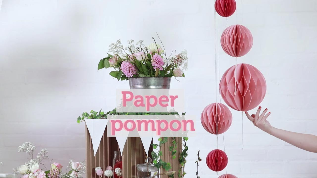 DIY: Pompom-Deko für Party basteln I bonprix