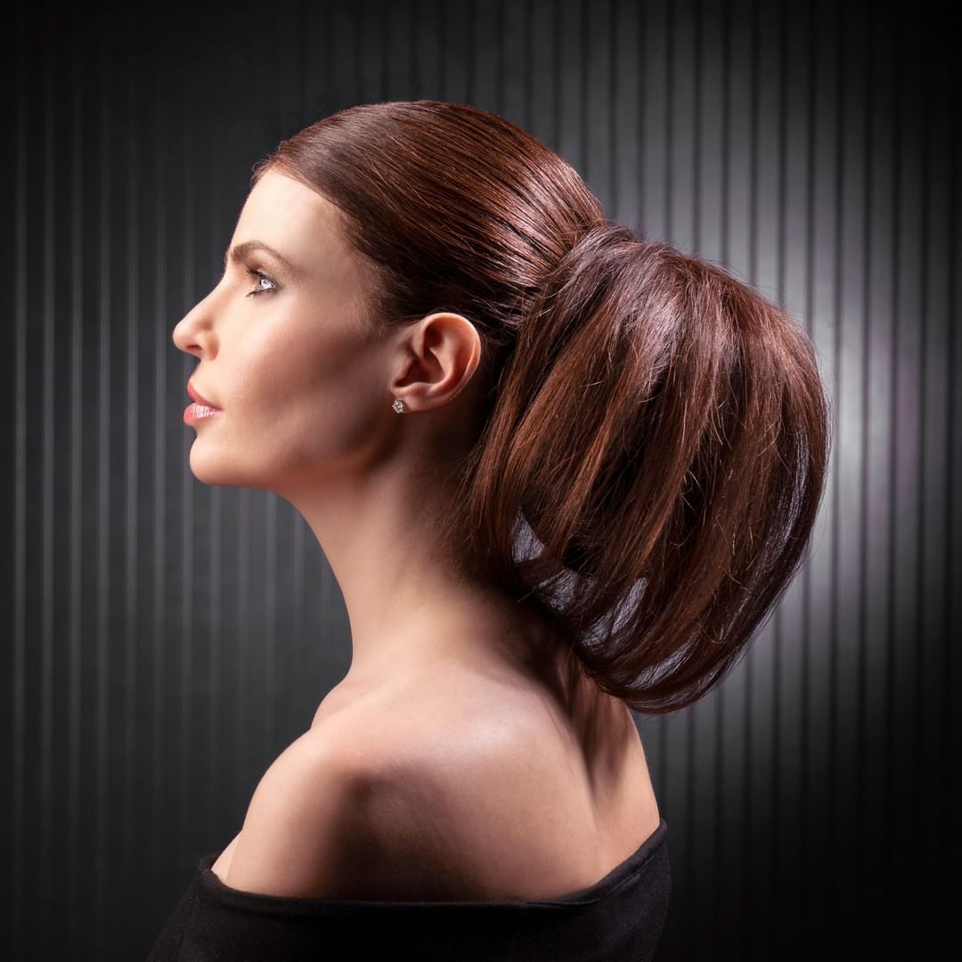 Sexy Hair® - Looking to upgrade your hair game? Try a modern bun!

Get thermal protection with the flexibility to work styles into place with artistrypro Avant-Guard Heat Protection and Finishing Spra...