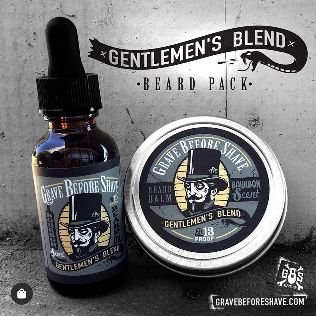 wayne bailey - -GBS Gentleman's Blend Beard Pack
WWW.GRAVEBEFORESHAVE.COM

Can’t go wrong with our Bourbon and Sandalwood scented Gentlemen’s Blend Beard products! Available as oil, balm, butter and m...